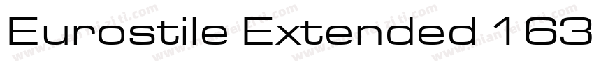 Eurostile Extended 16303字体转换